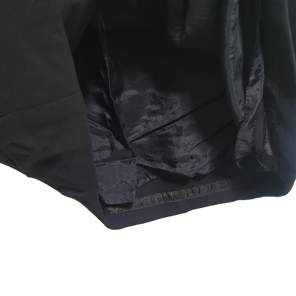 Talbots Petites Black Sleeveless Knee Length Zip Up Back Dress Size 4 - Picture 8 of 9